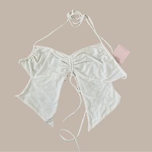 White festival butterfly top